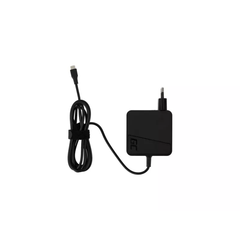 GREEN CELL Barošanas adapteris/invertors Universāls 65w Melns