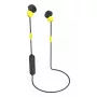 Hama Freedom Athletics II austiņas bezvadu, auss āķis, ievietojamās zvani/mūzika Bluetooth melna, dzeltena