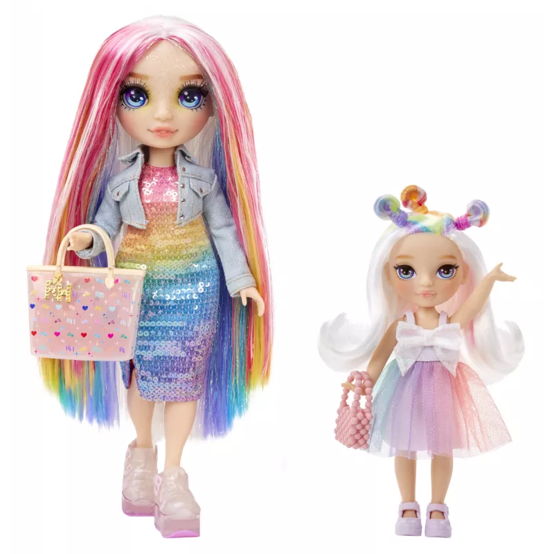 Rainbow High Littles Dolls- Opal (Rainbow), modes lelle, sieviešu, 4 gadi, zēnam/meitenei, 13,9 mm, daudzkrāsu