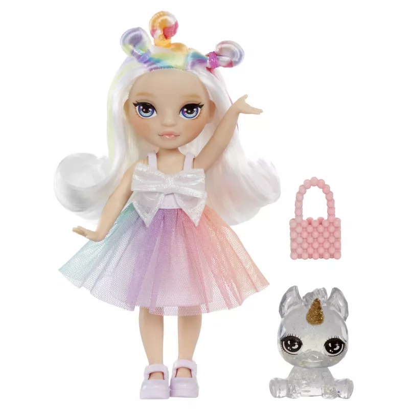 Rainbow High Littles Dolls- Opal (Rainbow), modes lelle, sieviešu, 4 gadi, zēnam/meitenei, 13,9 mm, daudzkrāsu