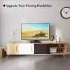 Techly ICA-LCD 323S monitor mount / stand 109.2 cm (43 inch) Desk Melns