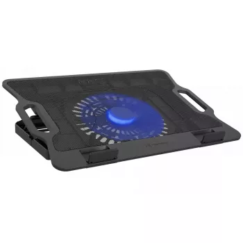 NATEC DIPPER 2 portatīvā datora dzesēšanas paliktnis līdz 17,3 collu (43,9 cm) ekrānam, 1 ventilators 18 cm, 650 apgr./min, USB, melns