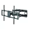Techly plāns Wall Bracket for 60-120 inch LCD LED TV Melns Maximum weight capacity 120 kg