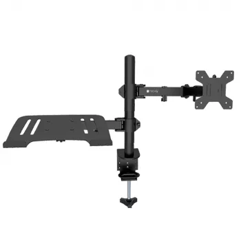 Techly ICA-LCD 174NB monitora stiprinājums / statīvs 81,3 cm (32 collu) rakstāmgalda melns