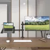 Techly ICA-LCD 174NB monitora stiprinājums / statīvs 81,3 cm (32 collu) rakstāmgalda melns