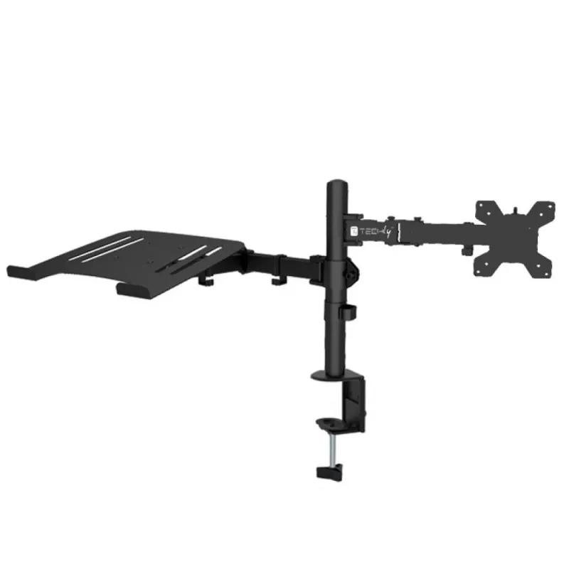 Techly ICA-LCD 174NB monitora stiprinājums / statīvs 81,3 cm (32 collu) rakstāmgalda melns