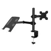 Techly ICA-LCD 174NB monitora stiprinājums / statīvs 81,3 cm (32 collu) rakstāmgalda melns