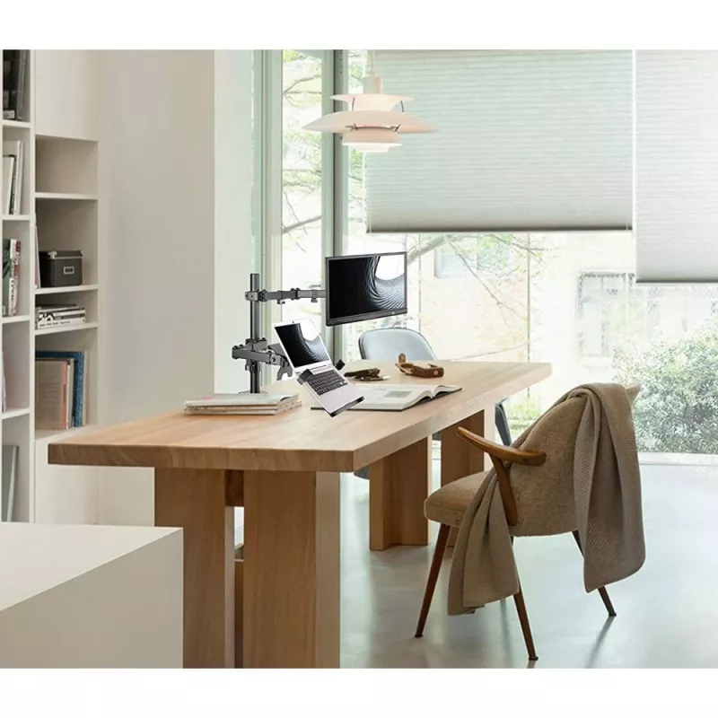 Techly ICA-LCD 174NB monitora stiprinājums / statīvs 81,3 cm (32 collu) rakstāmgalda melns