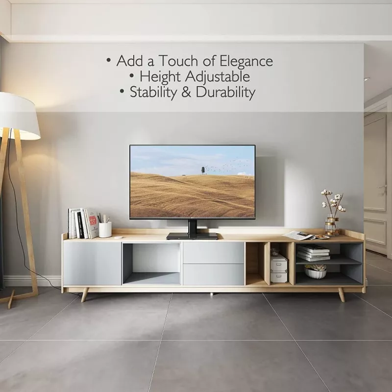 Techly ICA-LCD S07L televizora stiprinājums/statīvs 165,1 cm (65 collas) melns