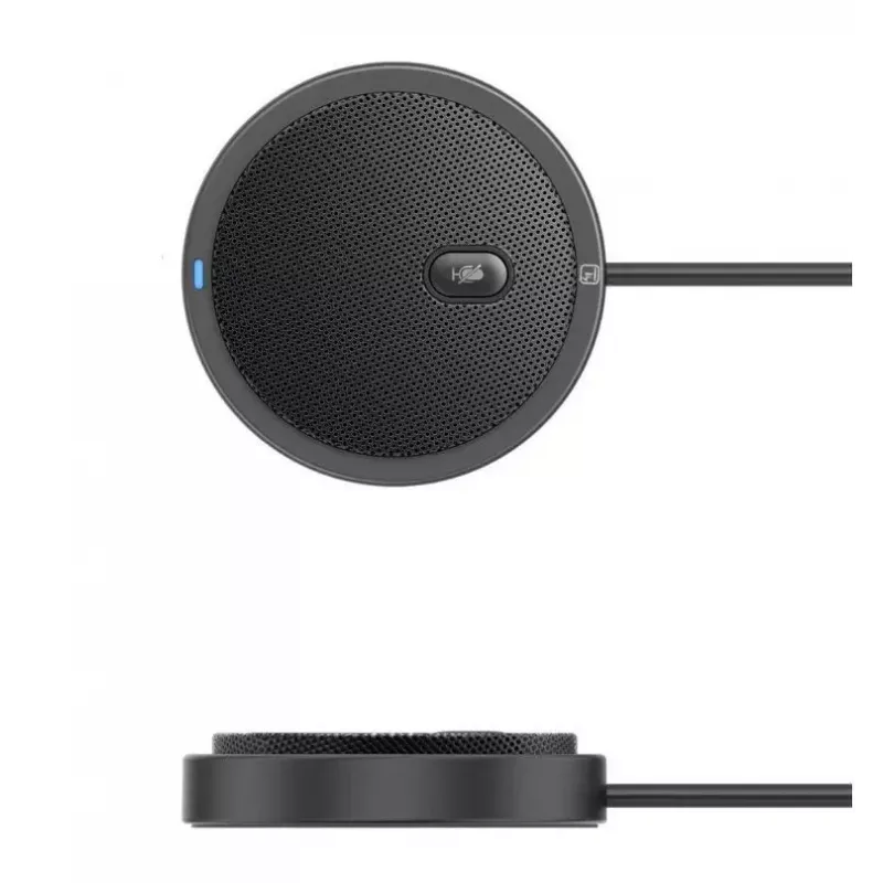 Konferences mikrofons TECHLY 362725, USB Type-A vadu savienojums, daudzvirzienu, 3 m diapazons, 100–16000 Hz, 680 Ω, metāla korpuss, 2 m kabelis