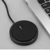 Konferences mikrofons TECHLY 362725, USB Type-A vadu savienojums, daudzvirzienu, 3 m diapazons, 100–16000 Hz, 680 Ω, metāla korpuss, 2 m kabelis