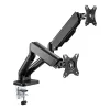 Techly ICA-LCD 462B galda monitora turētājs, gāzes atspere, 17–32 collas (43,2–81,3 cm), 9 kg, VESA 75x75/100x100, melns
