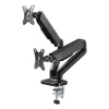 Techly ICA-LCD 462B galda monitora turētājs, gāzes atspere, 17–32 collas (43,2–81,3 cm), 9 kg, VESA 75x75/100x100, melns