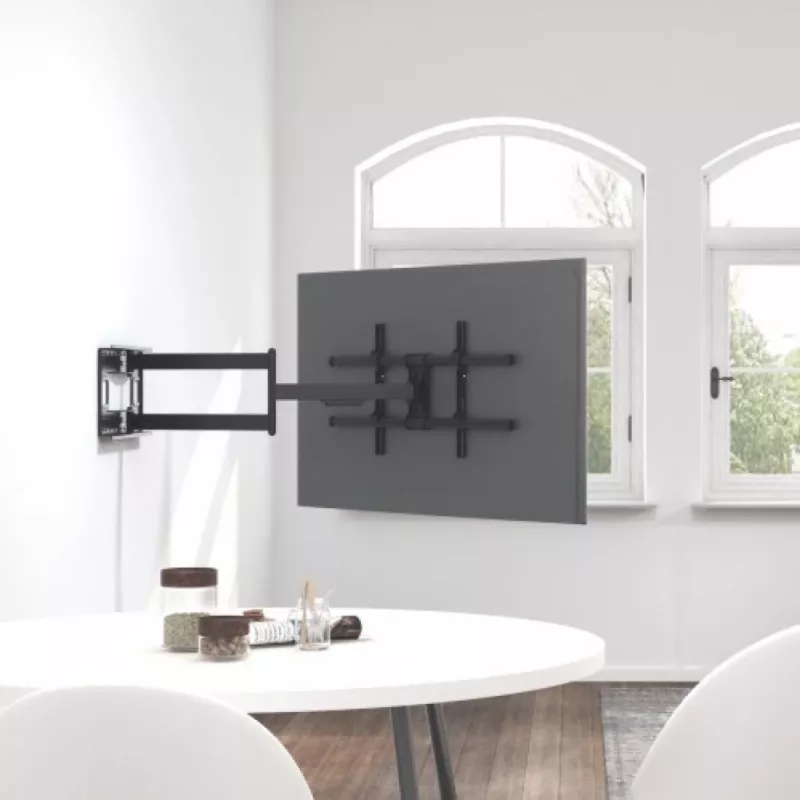 Techly ICA-PLB 490 TV kronšteins/statīvs 2,03 m (80 collas) melns
