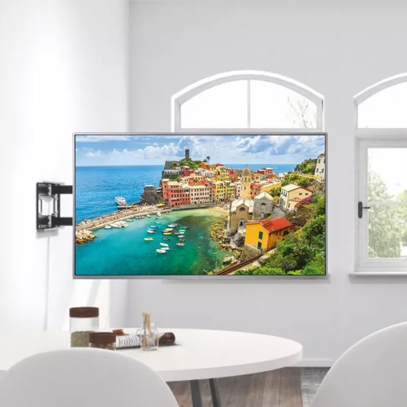Techly ICA-PLB 490 TV kronšteins/statīvs 2,03 m (80 collas) melns