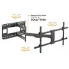 Techly ICA-PLB 490 TV kronšteins/statīvs 2,03 m (80 collas) melns