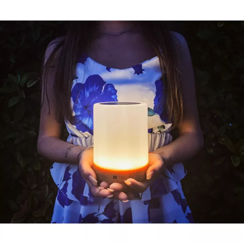 Galda lampa Techly I-LED TOUCH 1.6 W balta LED skārienvadība