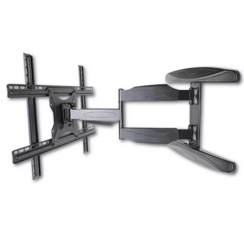 Techly 40-65 īpaši plāns pilnas kustības LCD TV sienas stiprinājuma kronšteins, melns ICA-PLB 171L