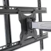 Techly 40-65 īpaši plāns pilnas kustības LCD TV sienas stiprinājuma kronšteins, melns ICA-PLB 171L