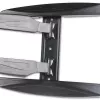 Techly 40-65 īpaši plāns pilnas kustības LCD TV sienas stiprinājuma kronšteins, melns ICA-PLB 171L
