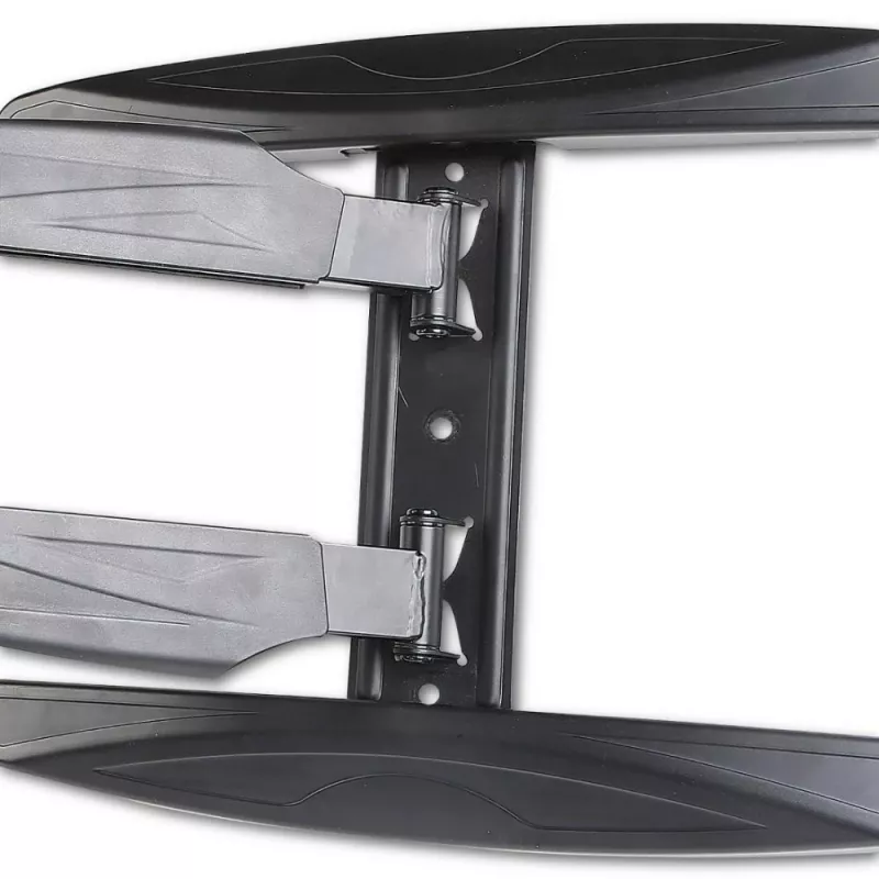 Techly 40-65 īpaši plāns pilnas kustības LCD TV sienas stiprinājuma kronšteins, melns ICA-PLB 171L