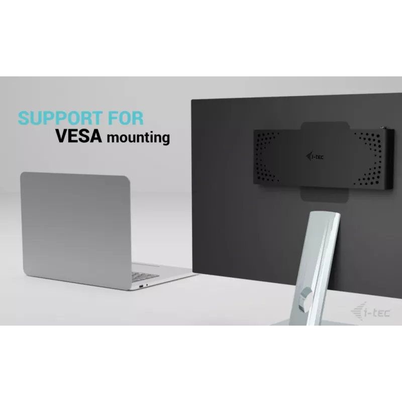 i-tec Universal Dual 4K Display Docking Station + Power Delivery 85W