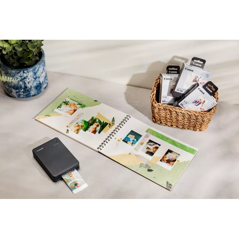 Canon SELPHY QX20 BK fotoprinteris Krāsu sublimācija 287 x 287 DPI 7,2 x 8,5 cm Wi-Fi