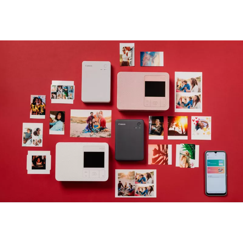 Canon SELPHY QX20 BK fotoprinteris Krāsu sublimācija 287 x 287 DPI 7,2 x 8,5 cm Wi-Fi