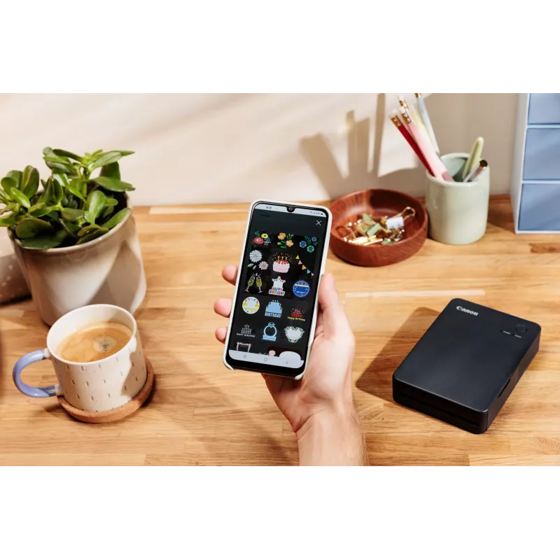 Canon SELPHY QX20 BK fotoprinteris Krāsu sublimācija 287 x 287 DPI 7,2 x 8,5 cm Wi-Fi