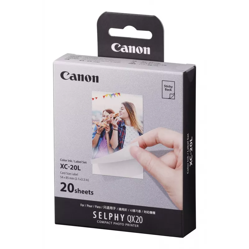 Canon XC-20L, krāsu sublimācijas, 5.4x8.5 cm, 20 gab.