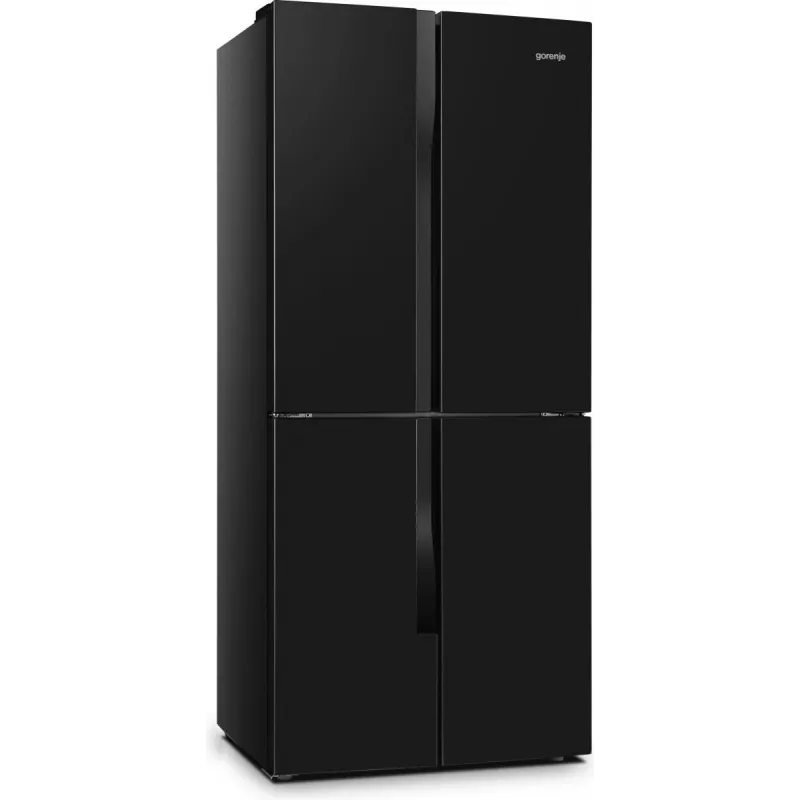 Gorenje G600 NRM818EMB side-by-side ledusskapis Brīvstāvošs 427 L Melns