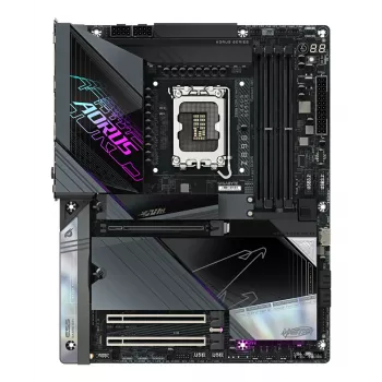 GIGABYTE Z890 AORUS MASTER mātesplate - atbalsta Intel Core Ultra (Series 2) procesorus, 18+1+2 fāžu VRM, līdz 9500MHz DDR5 (OC), 2xPCIe 5.0 + 3xPCIe 4.0, Wi-Fi 7, 10GbE LAN, Thunderbolt 4