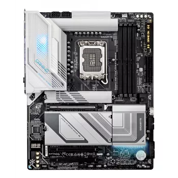 GIGABYTE Z890 GAMING X WIFI7 mātesplate - Atbalsta Intel Core Ultra (Series 2) procesorus, 16+1+2 fāzes VRM, līdz 8800MHz DDR5 (OC), 1xPCIe 5.0 + 3xPCIe 4.0, Wi-Fi 7, 2.5GbE LAN, USB 4
