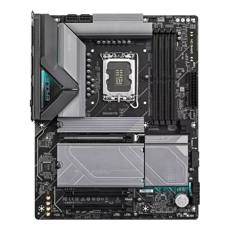 GIGABYTE Z890 EAGLE WIFI7 mātesplate - atbalsta Intel Core Ultra (Series 2) CPU, 14+1+2 fāžu VRM, līdz 8800MHz DDR5 (OC), 1xPCIe 5.0 + 3xPCIe 4.0, Wi-Fi 7, 2.5GbE LAN, USB 4
