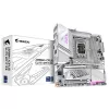 GIGABYTE Z890M AORUS ELITE WIFI7 ICE mātesplate – atbalsta Intel Core Ultra (2. sērijas) procesorus, 12+1+2 fāžu VRM, līdz 8800 MHz DDR5 (OC), 1xPCIe 5.0 + 2xPCIe 4.0, Wi-Fi 7, 2,5 GbE LAN, USB 4