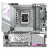 GIGABYTE Z890M AORUS ELITE WIFI7 ICE mātesplate – atbalsta Intel Core Ultra (2. sērijas) procesorus, 12+1+2 fāžu VRM, līdz 8800 MHz DDR5 (OC), 1xPCIe 5.0 + 2xPCIe 4.0, Wi-Fi 7, 2,5 GbE LAN, USB 4