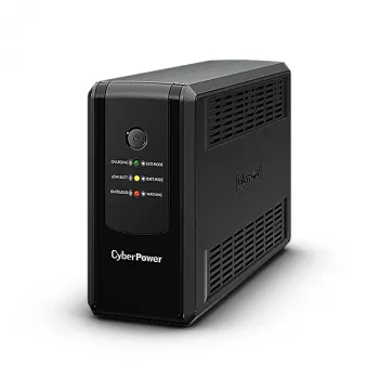 Nepārtrauktās barošanas avots CYBERPOWER UT650EG, Line-Interactive UPS, 0,65 kVA (360 W), 3x Type E ligzdas, AVR, Sinusoidāla viļņa forma