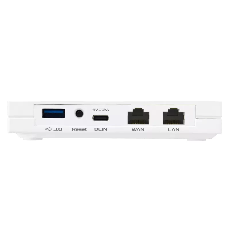ASUS RT-AX57 Go bezvadu maršrutētājs Gigabit Ethernet Divjoslu (2.4 GHz / 5 GHz) Balts
