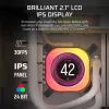 Universāls šķidruma dzesētājs Corsair iCUE LINK TITAN 240 RX LCD 12 cm Balts