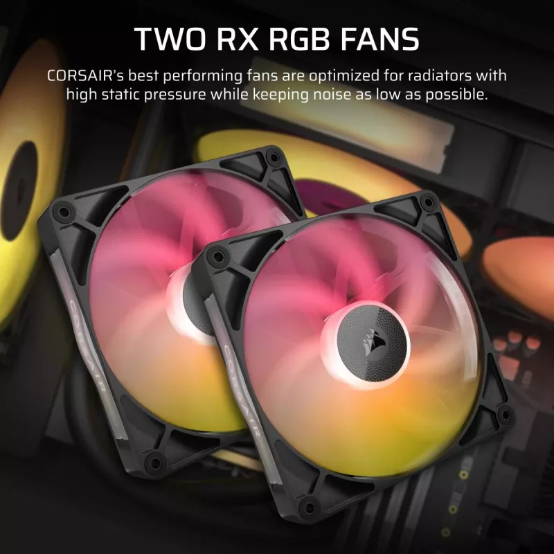 CORSAIR CPU dzesētājs - Icue Link Titan 280 Rx RGB Aio šķidruma dzesētājs