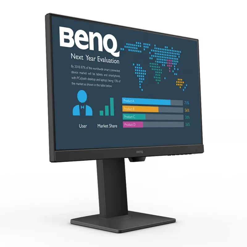 BenQ BL2486TC datora monitors 60,5 cm (23,8 collas) 1920 x 1080 pikseļi Full HD Melns