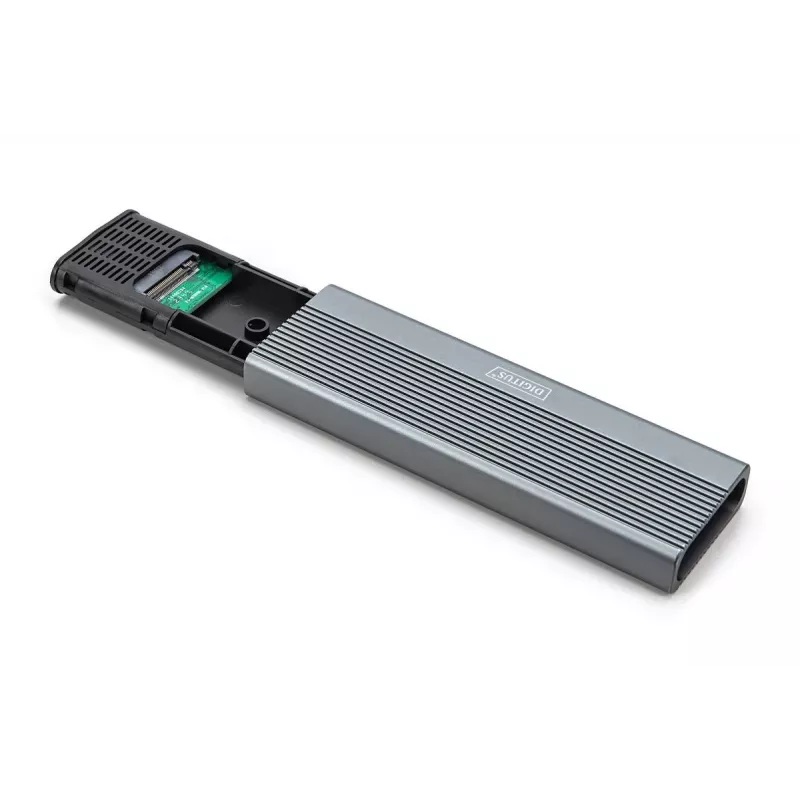 DIGITUS USB cietā diska korpuss - NVMe 10Gbps USB3.1 Gen2 alumīnija bezinstrumentu