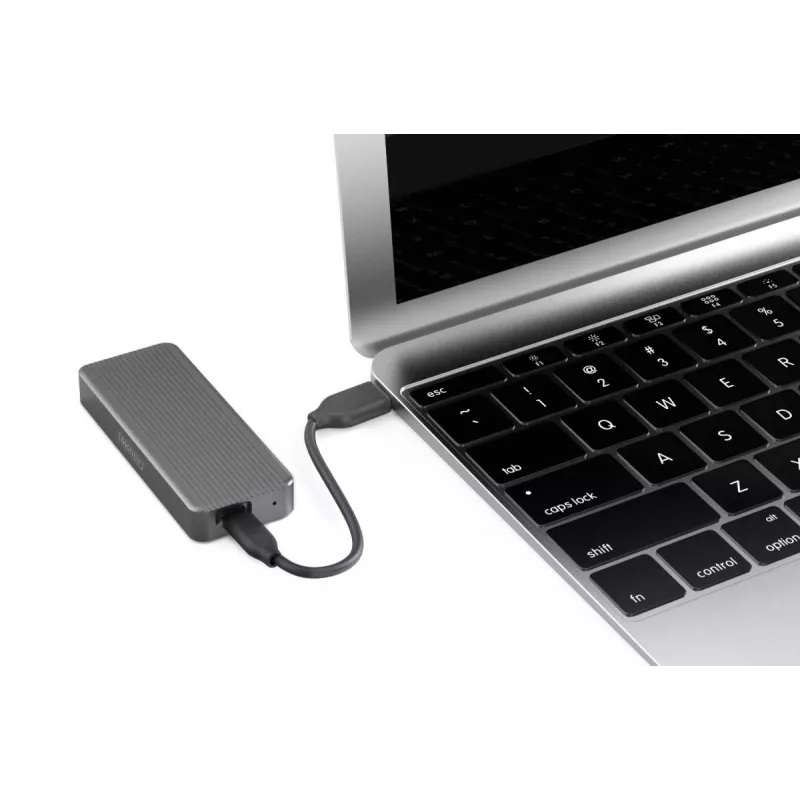 DIGITUS USB cietā diska korpuss - NVMe 20Gbps USB 3.2 Gen 2x2 alumīnija bezinstrumentu