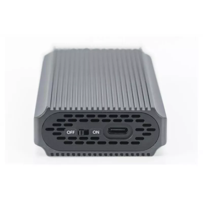 Digitus USB M.2 cietā diska korpuss SSD ārējais NVMe 40Gbps USB 4.0 alumīnija bezinstrumentu DA-71158