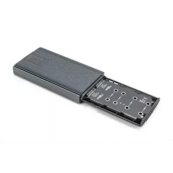 DIGITUS NVMe klonēšanas stacija - NVMe 20Gb/s USB 3.2 Gen2 Alumīnija bezinstrumentu