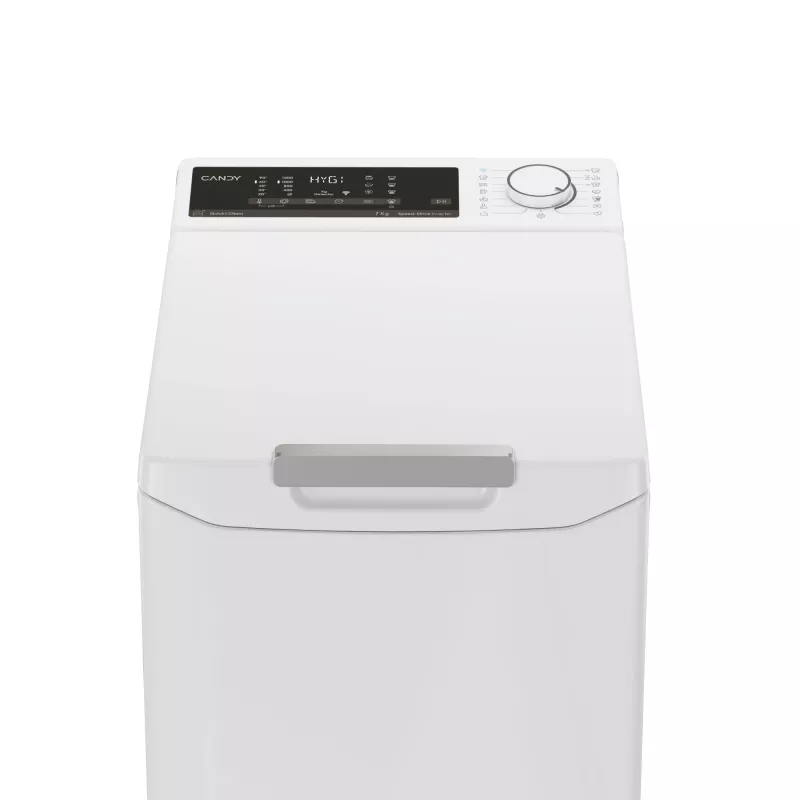Candy TCA274TM4-S veļas mašīna ar augšējo ielādi 7 kg 1200 apgr./min Balta