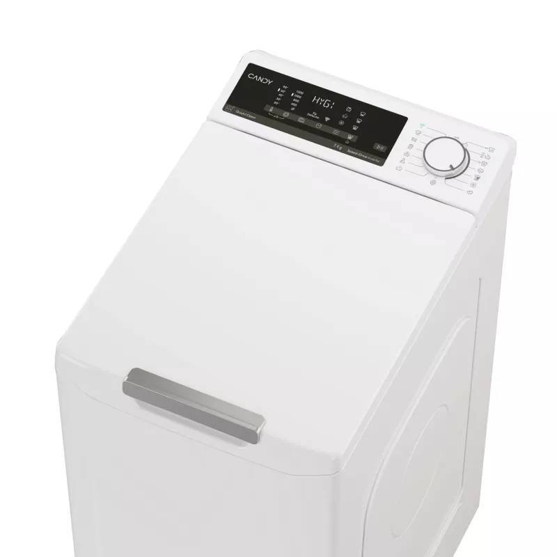 Candy TCA274TM4-S veļas mašīna ar augšējo ielādi 7 kg 1200 apgr./min Balta