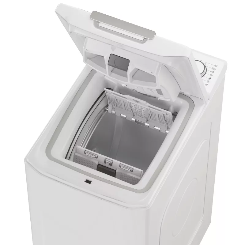 Candy TCA274TM4-S veļas mašīna ar augšējo ielādi 7 kg 1200 apgr./min Balta