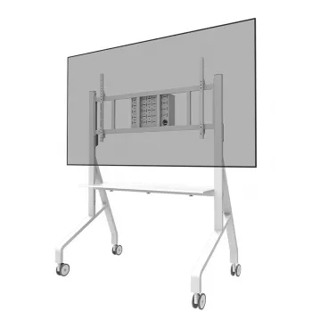 Neomounts FL50-575WH1 TV ratiņi 65-115 collas - ātra uzstādīšana - TÜV