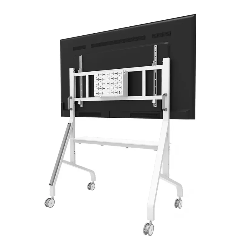 Neomounts FL50-575WH1 TV ratiņi 65-115 collas - ātra uzstādīšana - TÜV